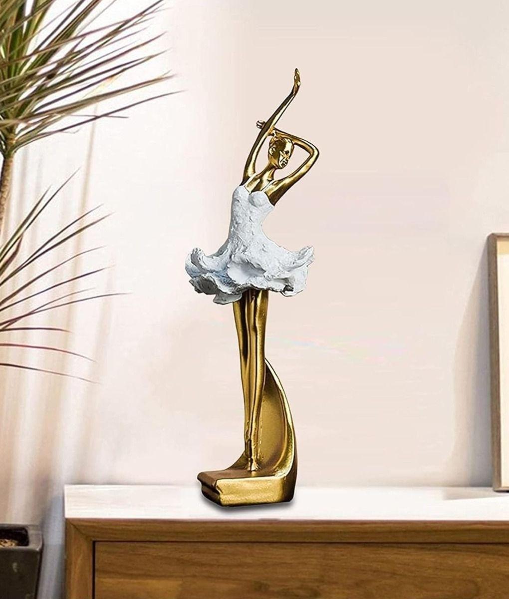 Figura Decorativa Bailarina Ballet Estatua Adorno Hogar Jhn-8