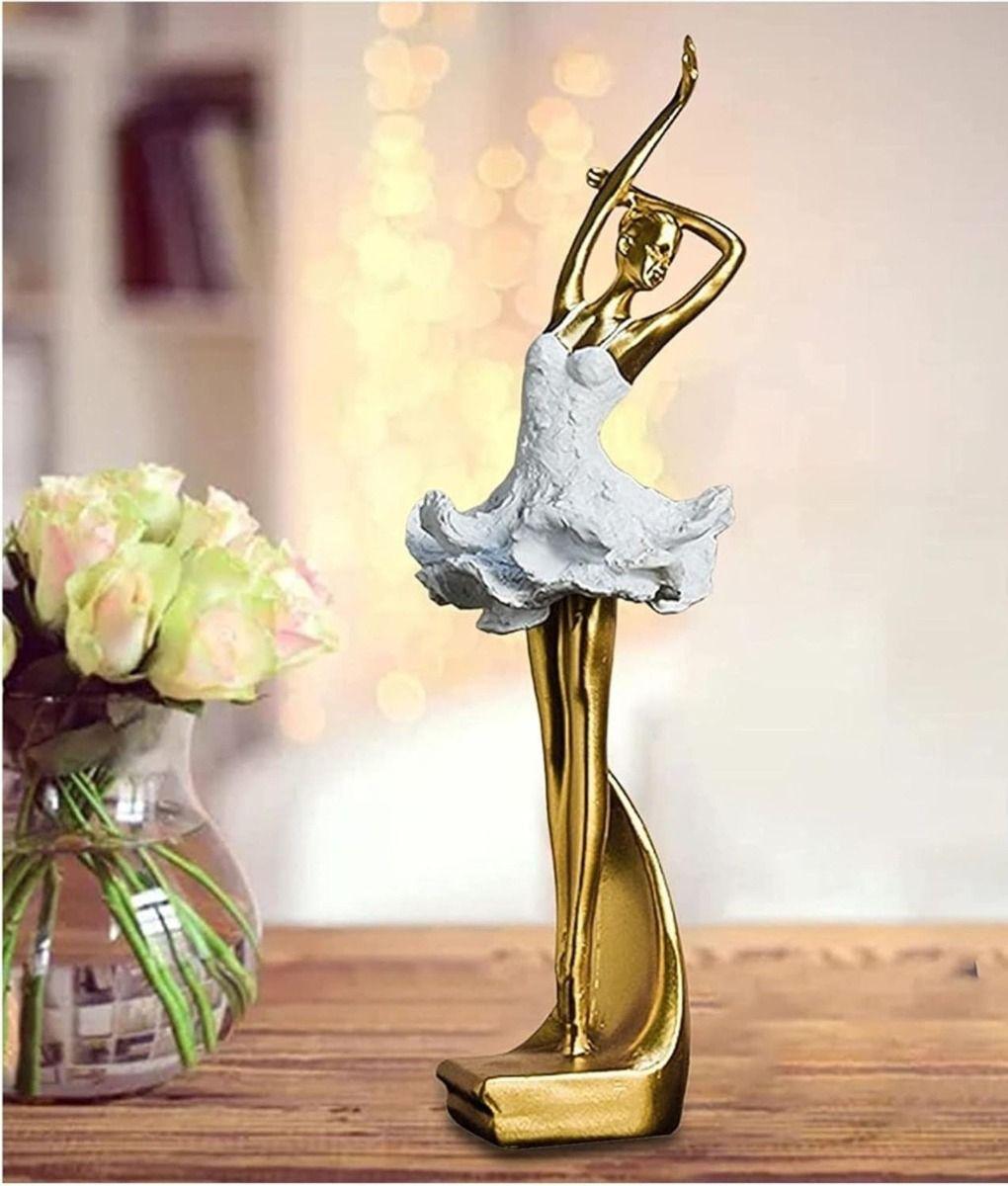 Figura Decorativa Bailarina Ballet Estatua Adorno Hogar Jhn-9