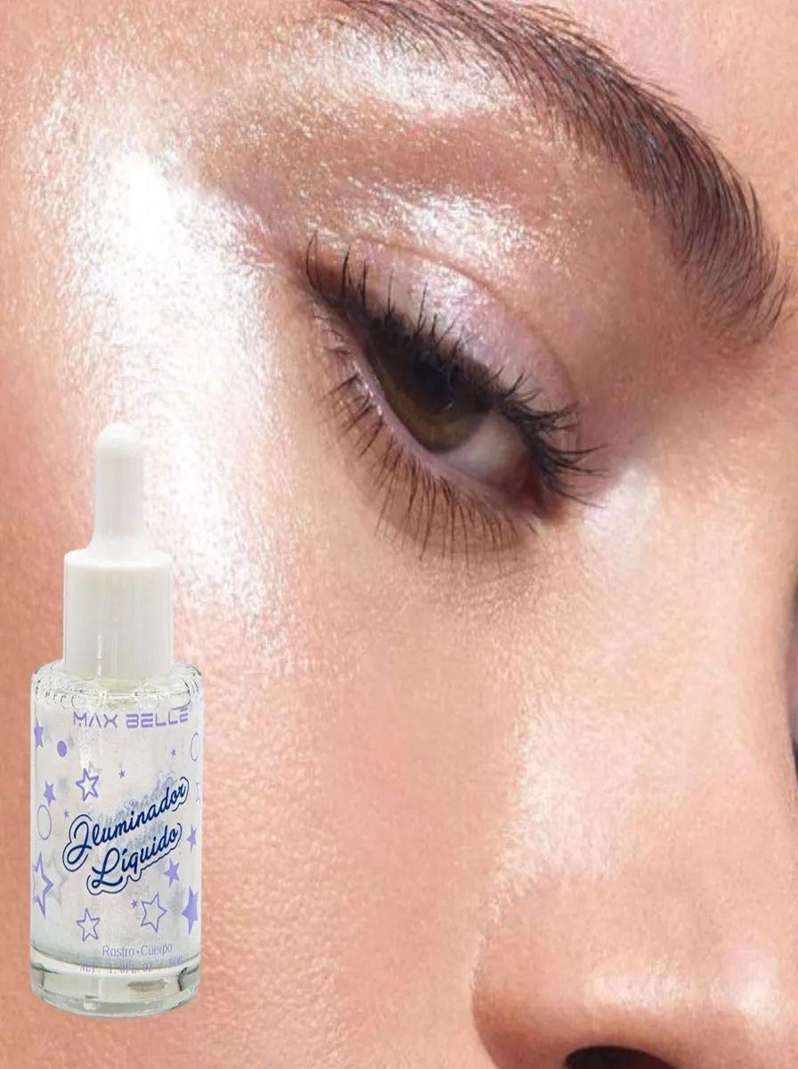 Pack 2 Iluminador Liquido Rostro Cuerpo Brillante Lau-5