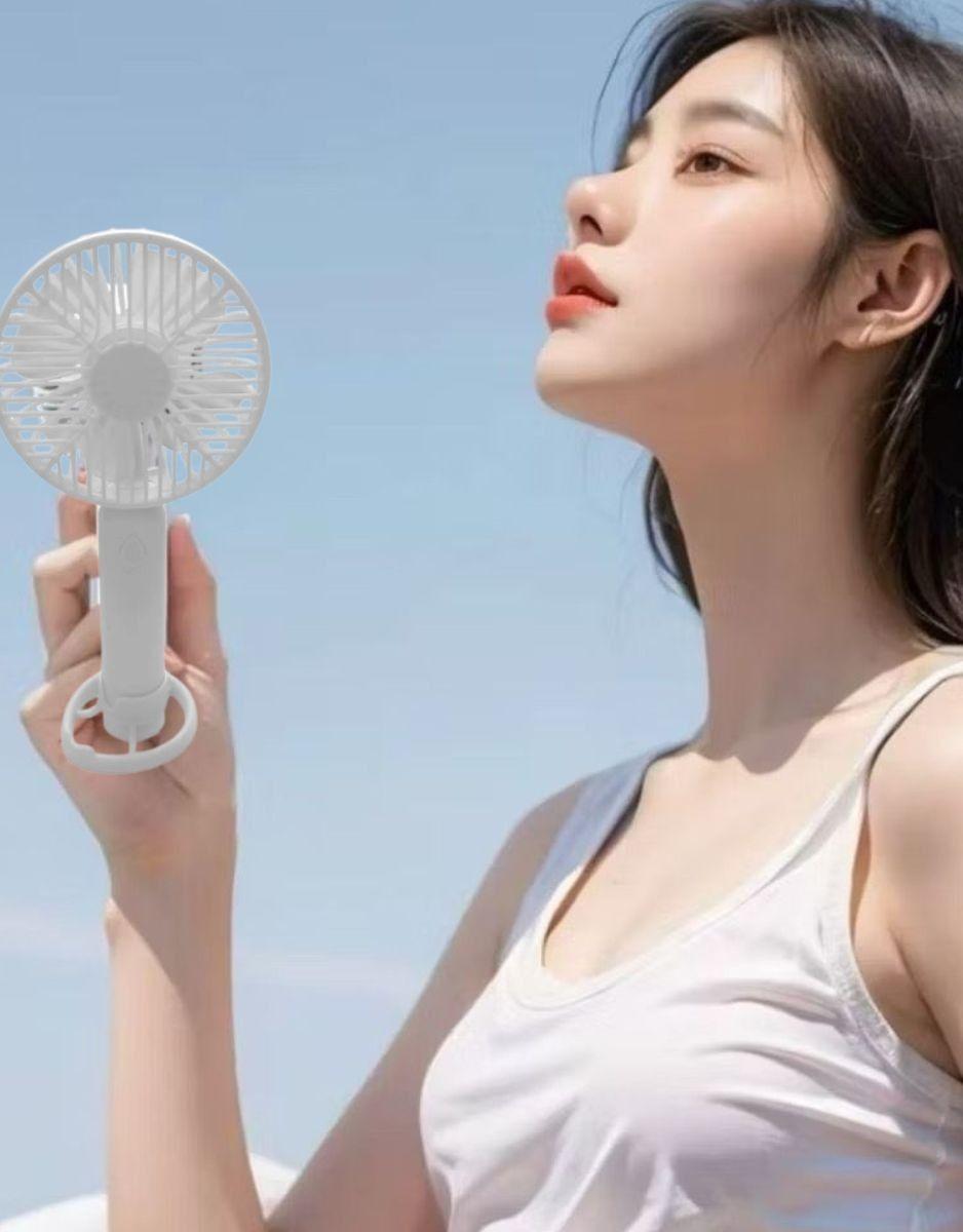 Set 2 Mini Ventilador Soporte USB Portátil Silencioso Jhn-5