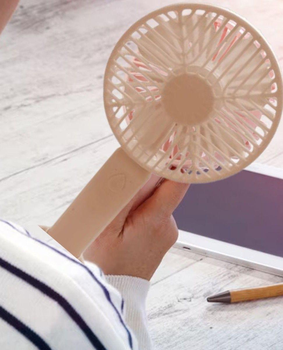 Set 2 Mini Ventilador Soporte USB Portátil Silencioso Jhn-6