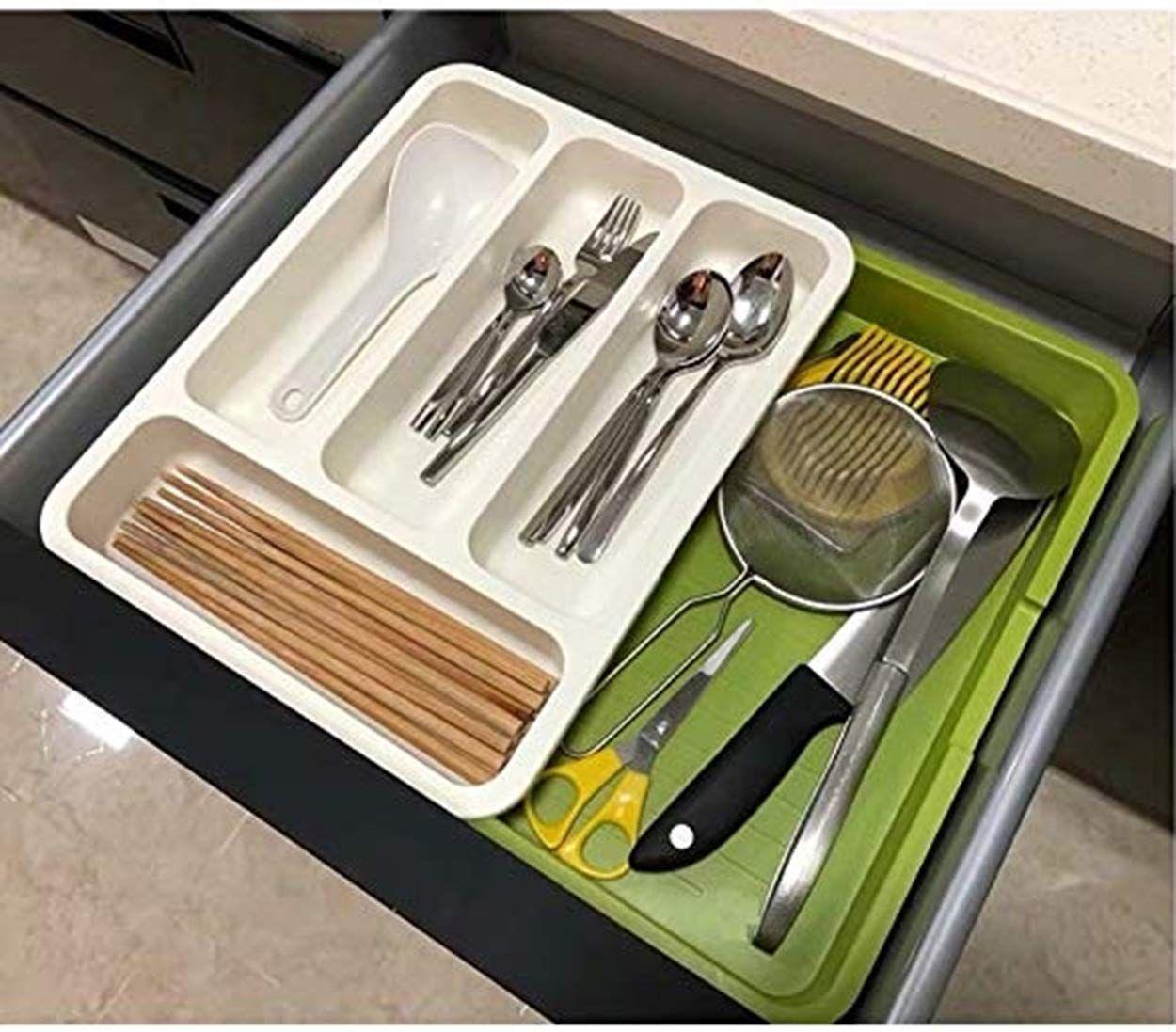 Bandeja Cubiertos Extensible Organizador Utensilios Rondon-5