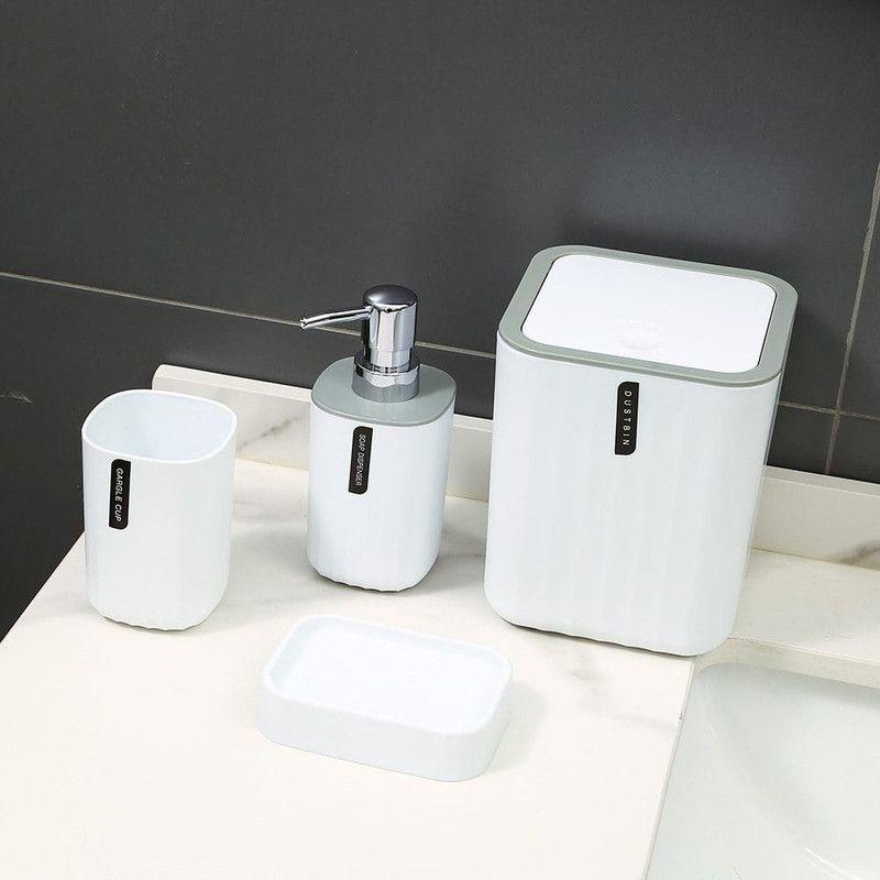 Juego Accesorios Baño 4 Piezas Hogar Set Baño Rondon-6