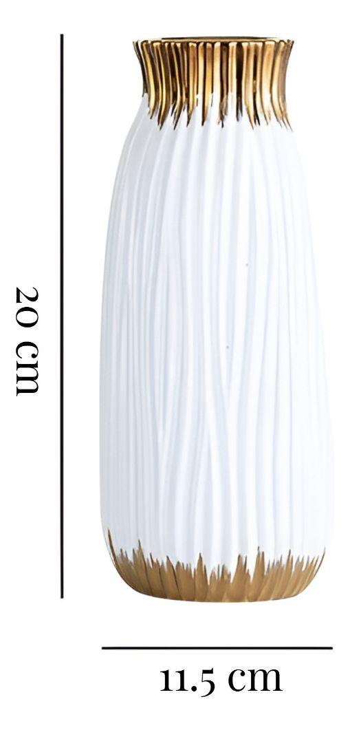 Florero Jarrón Cilíndrico Moderno hogar Decorativo 20cm Jhn-9