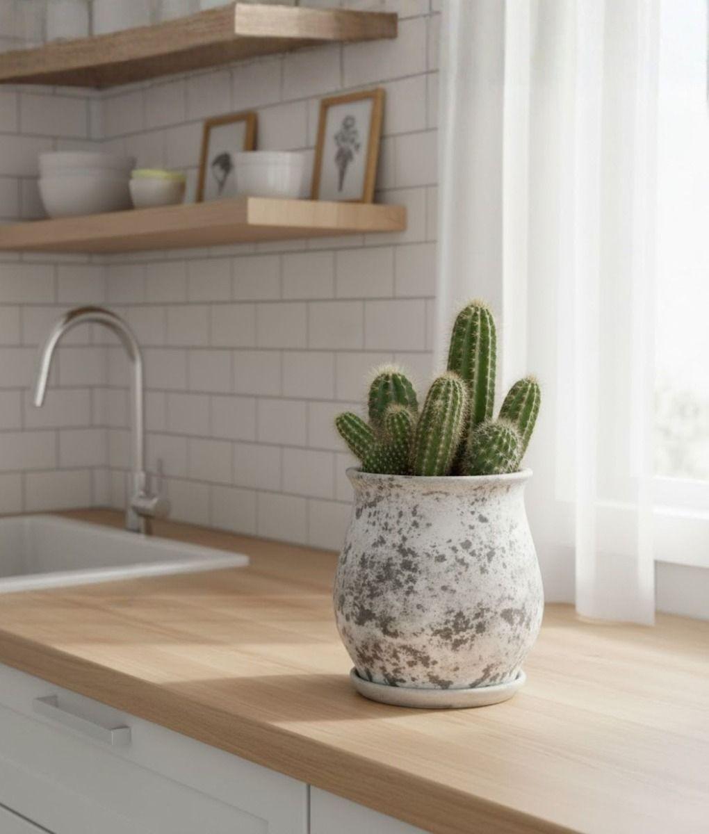 Maceta Decorativa Base Funcional Jardín Hogar Adorno Jhn-6