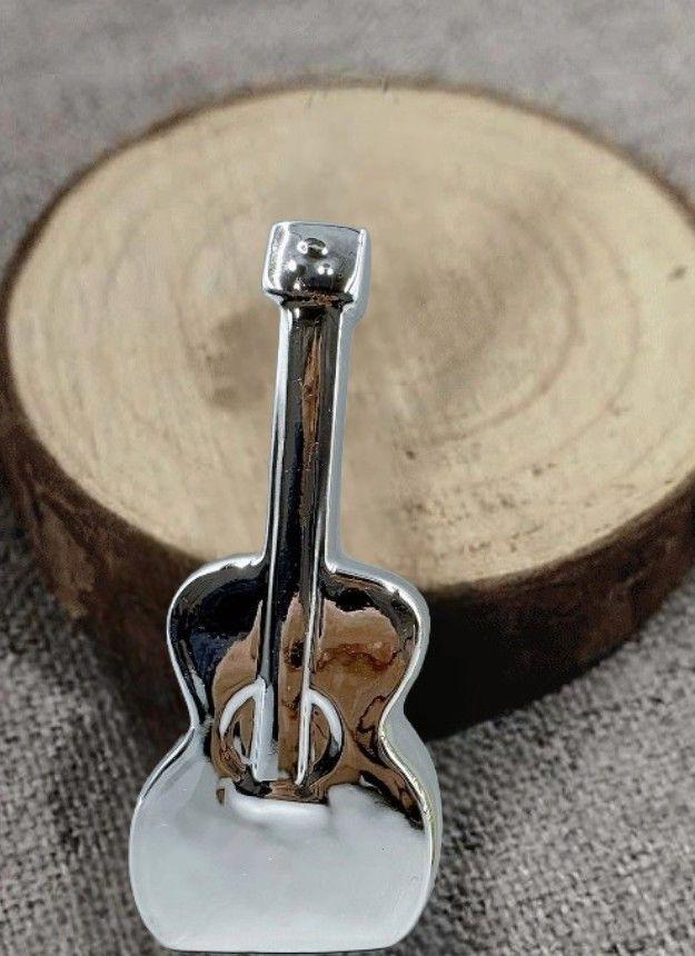 Set de 2 Estatua Guitarra Metal Estilo Moderno Jhn-3
