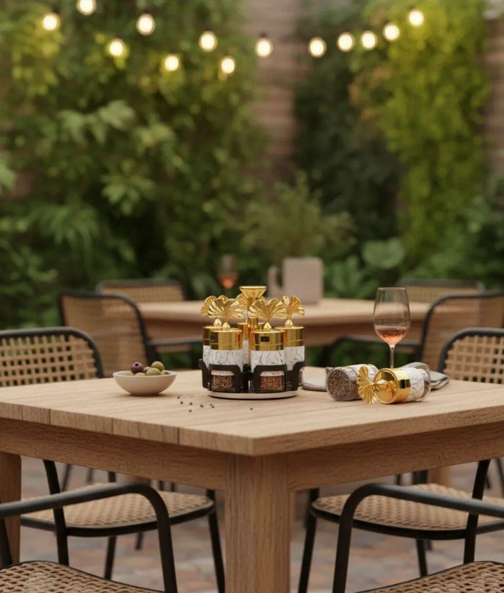 Especiero Giratorio Diseño Botánico Decorativo Hogar Jhn-9