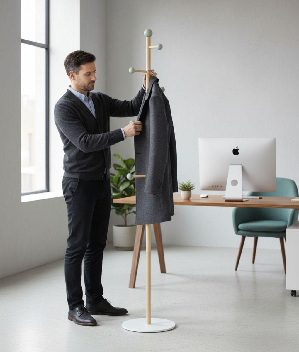 Perchero Pie Moderno Organizador Decorativo Vertical Jhn-3