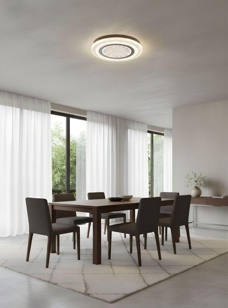 Lámpara Techo Plafón LED Diseño Escultural Patrón Radial Jhn-5