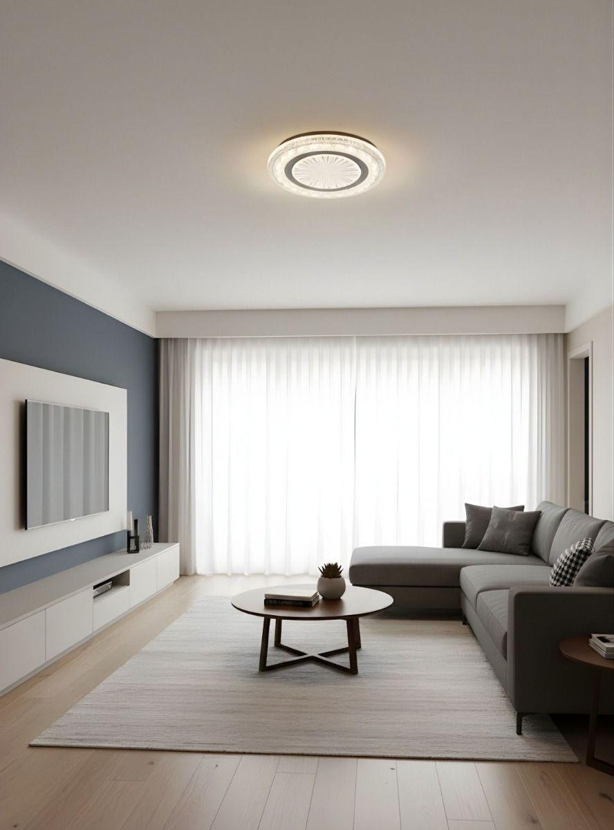 Lámpara Techo Plafón LED Diseño Escultural Patrón Radial Jhn-9