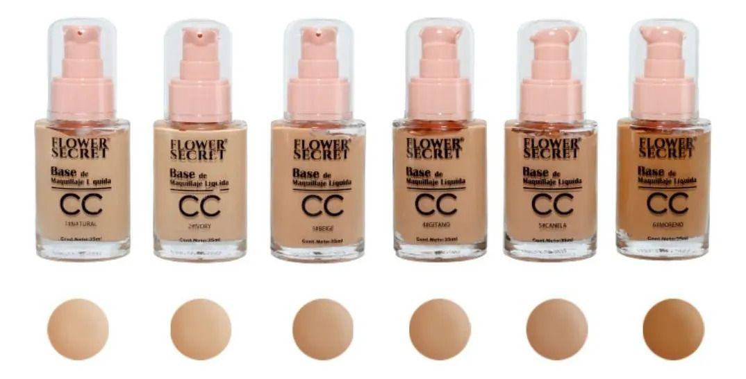 PACK DE 12 BASES DE MAQUILLAJE LIQUIDO ROSTRO BELLEZA LAU-4
