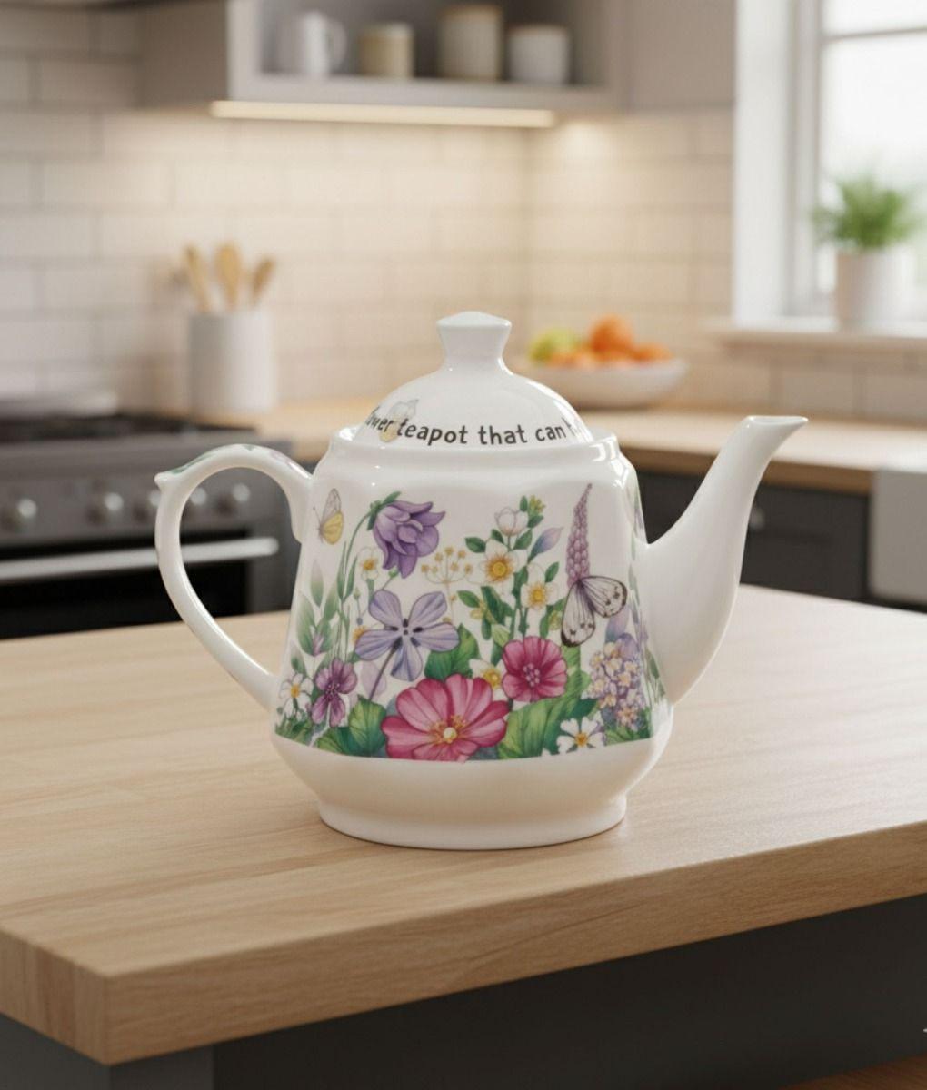 Tetera Diseño Botánico Belleza Natural Decoración Hogar Jhn-8