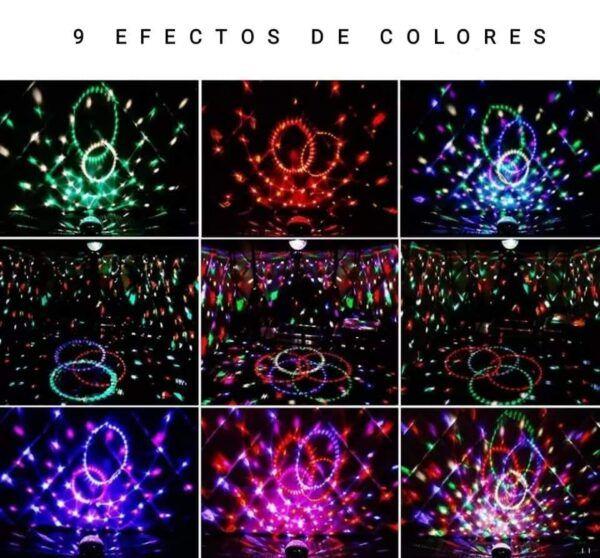 Bombilla Esférica Inteligente LED Altavoz Control Rondon-3