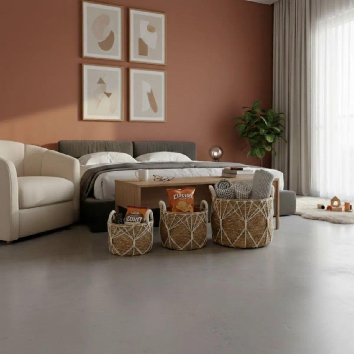 Canastos Decorativos Organizadores Manijas Multiuso AJ-5