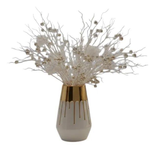 Florero Decorativo Jarrón Efecto Goteo Estilo Moderno Jhn-2