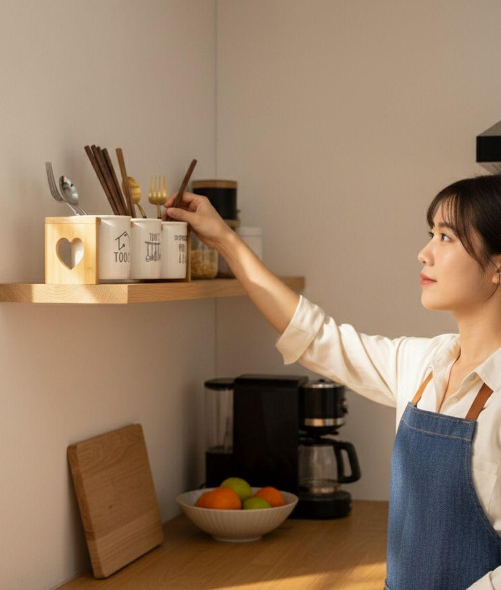 Set Organizador Cubiertos Utensilios Moderno 3 Pzas Jhn-2