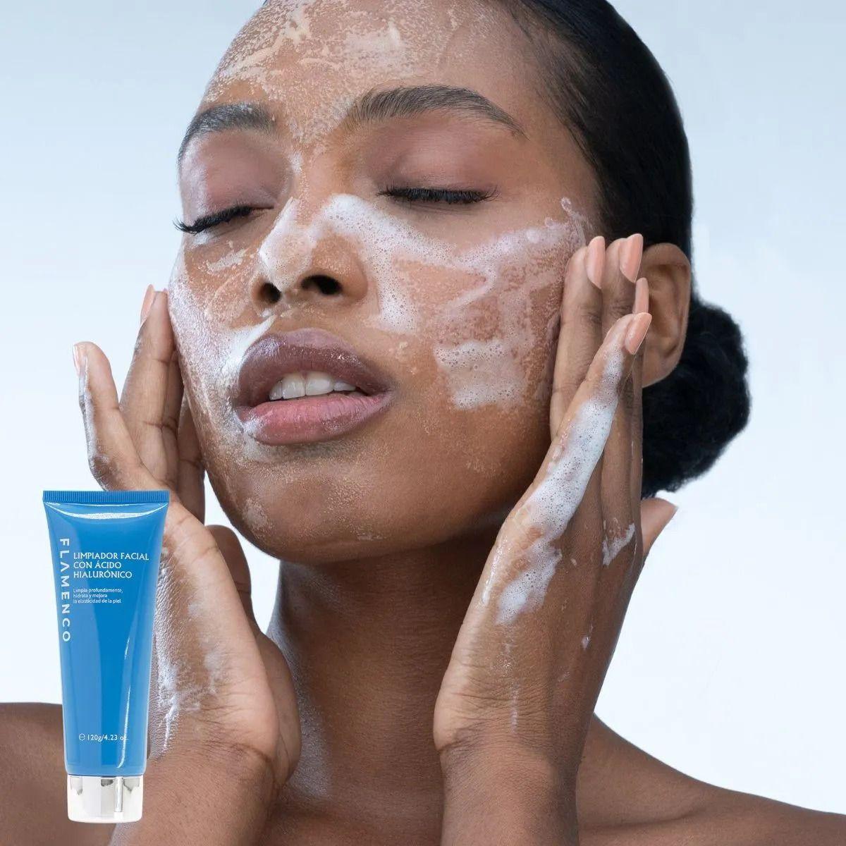 SET 2 LIMPIADOR FACIAL HIDRATANTE CON ACIDO HIALURONICO -2