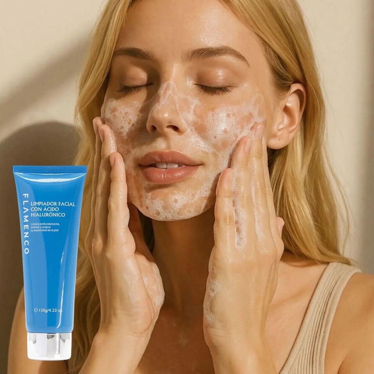 SET 2 LIMPIADOR FACIAL HIDRATANTE CON ACIDO HIALURONICO -6