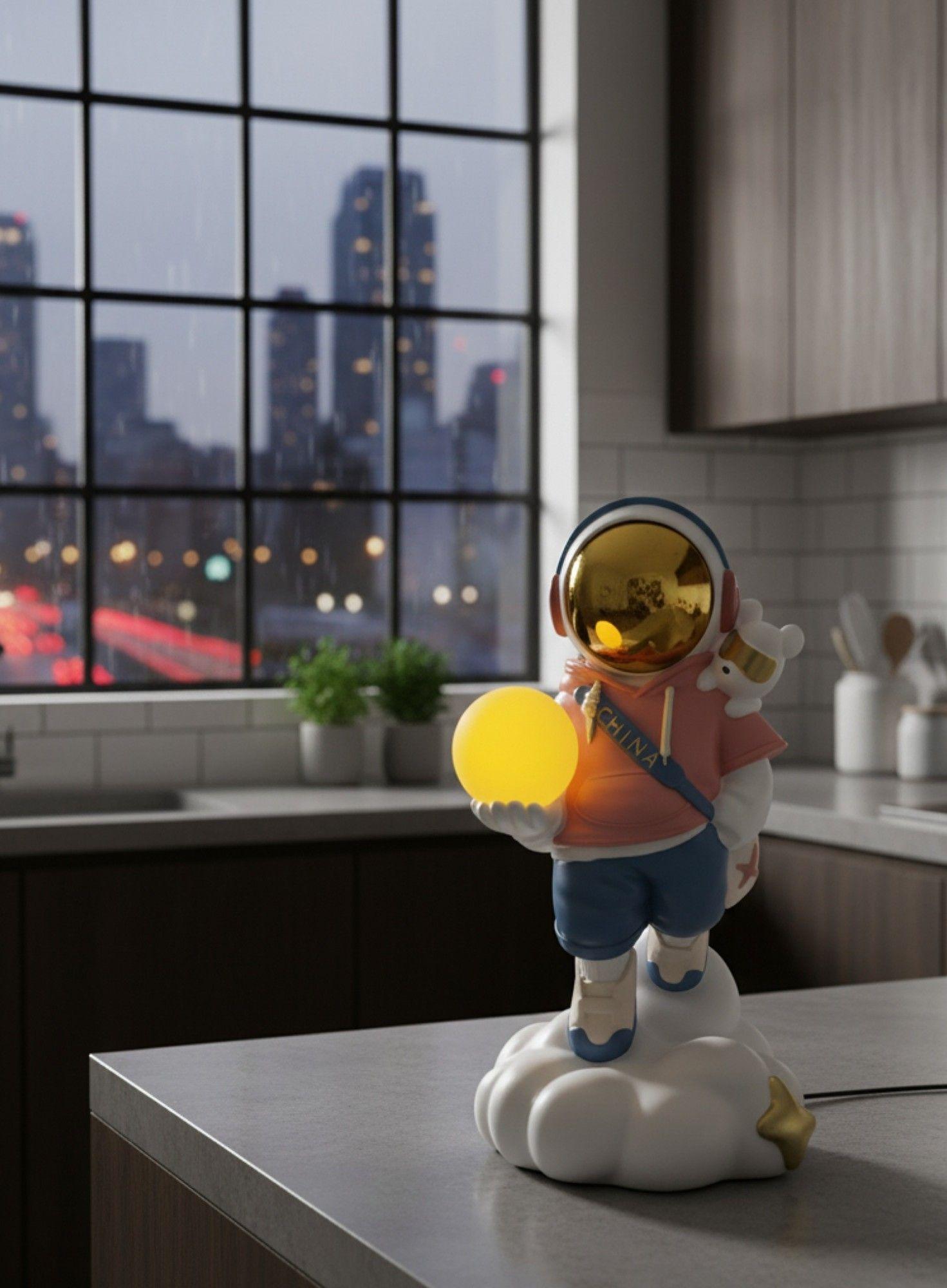 Figura Decorativa Explorador Celestial Estatua Adorno Jhn-4