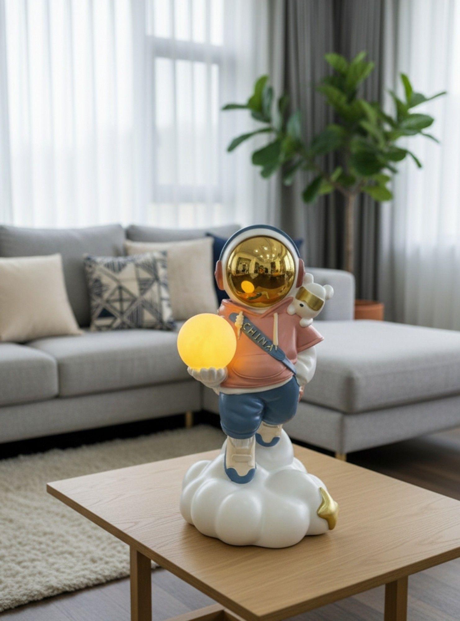 Figura Decorativa Explorador Celestial Estatua Adorno Jhn-7