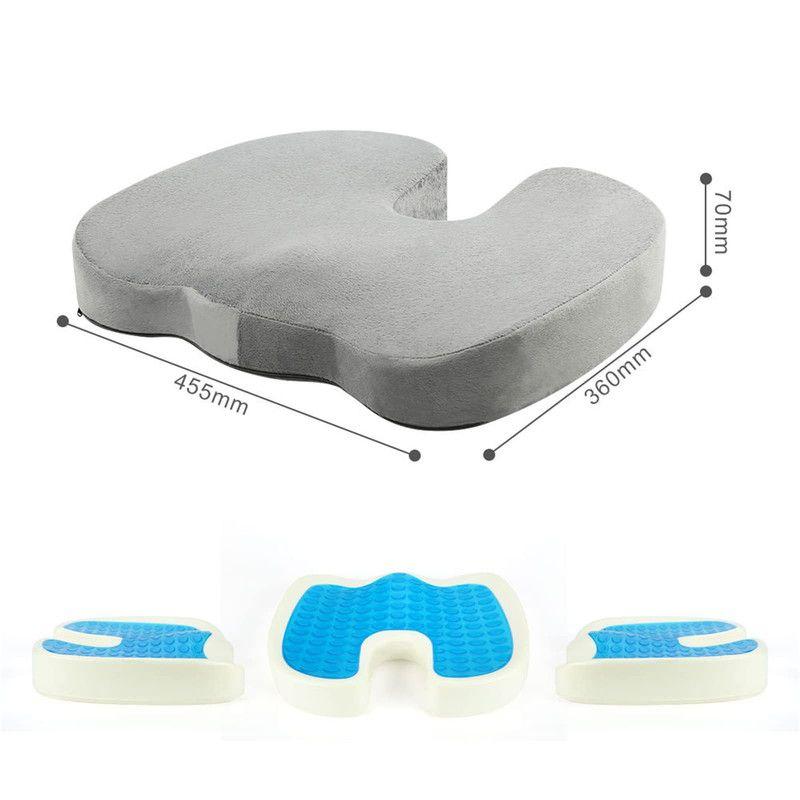 Cojín Asiento Viscoelástico Alivio Dolor Viaje Rondon-2