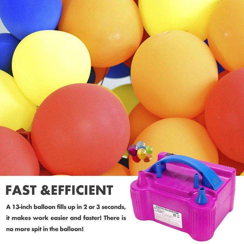 Bomba Globo Eléctrica Portátil Inflador Fiesta Rondon-3