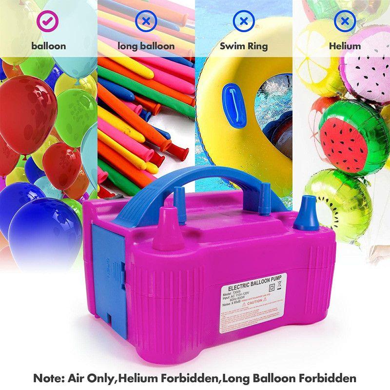 Bomba Globo Eléctrica Portátil Inflador Fiesta Rondon-6