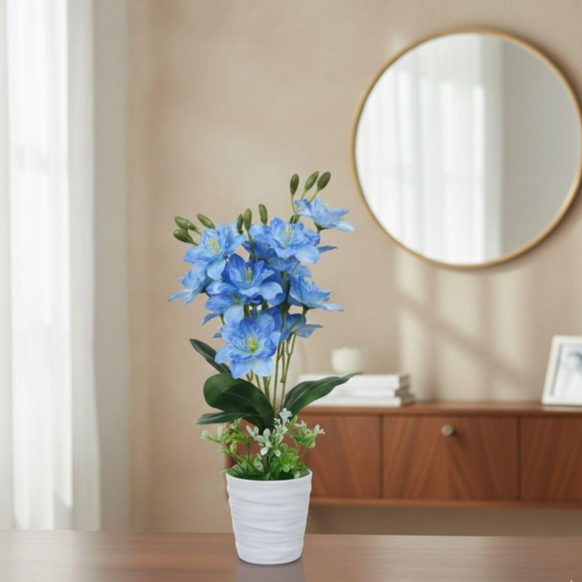 Set 2 Planta Artificial Arreglo Floral Decorativo Hogar Jhn-6