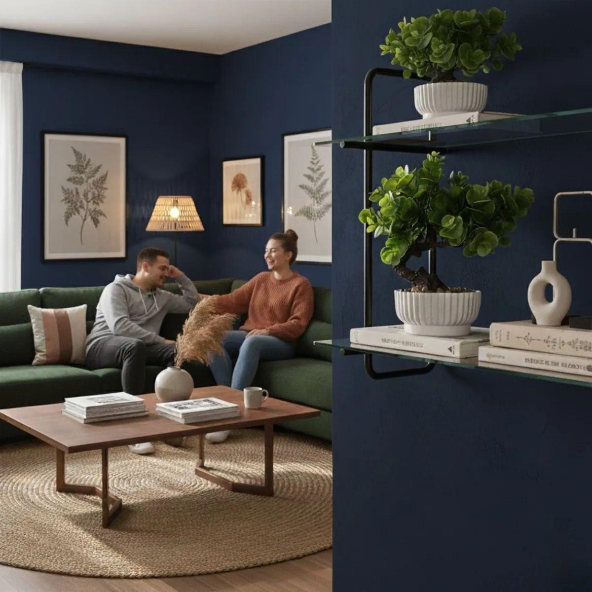 Set 2 Planta Artificial Inspiración Bonsái Decorativo Jhn-2