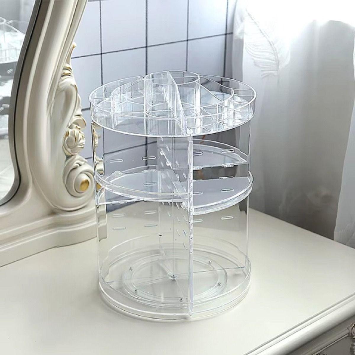 Cosmetiquero Maquillaje Acrílico 4 Niveles Baño Tocador Lau-9