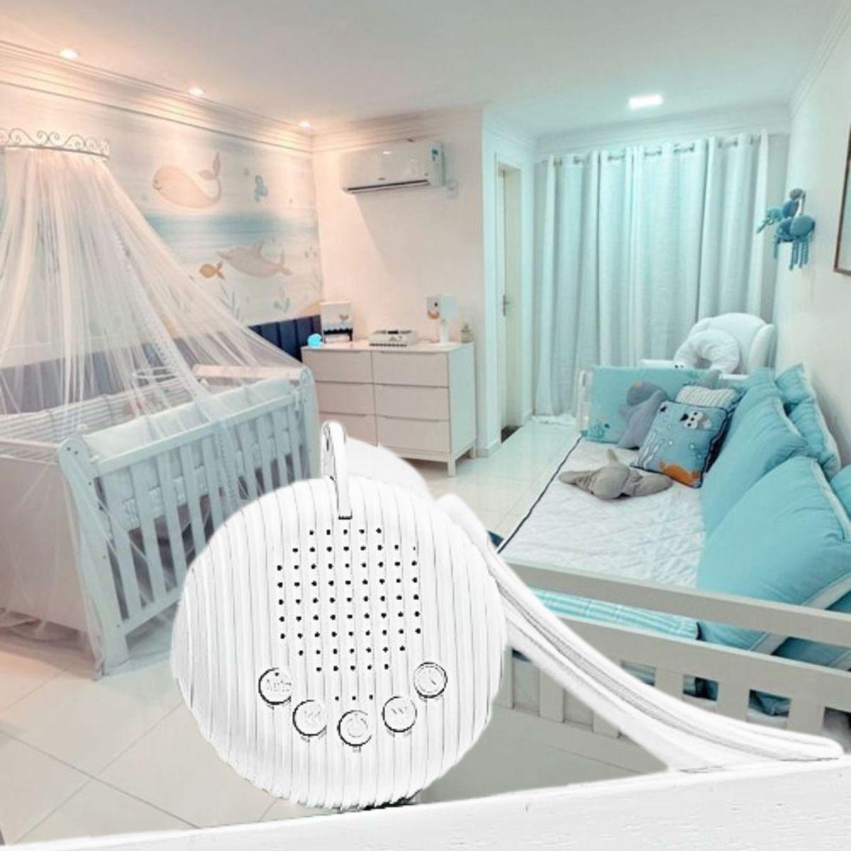 Monitor Ruido Blanco Bebé Sonidos Relajantes Sueño Bebe Lau-2