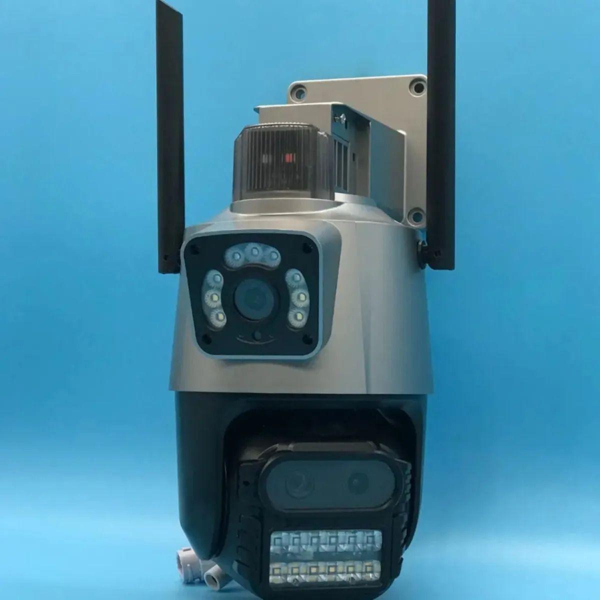 Cámara Seguridad Wifi Doble Lente Ptz Exterior Icsee ALJ-5