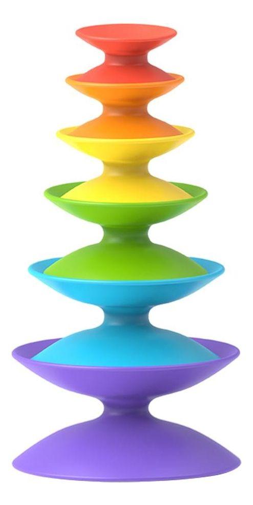 Juguete Apilamiento Divertido Anillo Giratorio Niños Lau-0