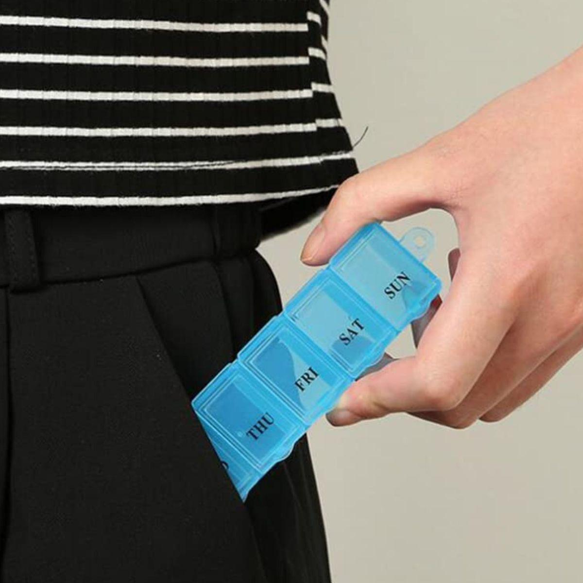 SET 10 PASTILLEROS SEMANAL PARA MEDICAMENTOS VITAMINAS LAU-9