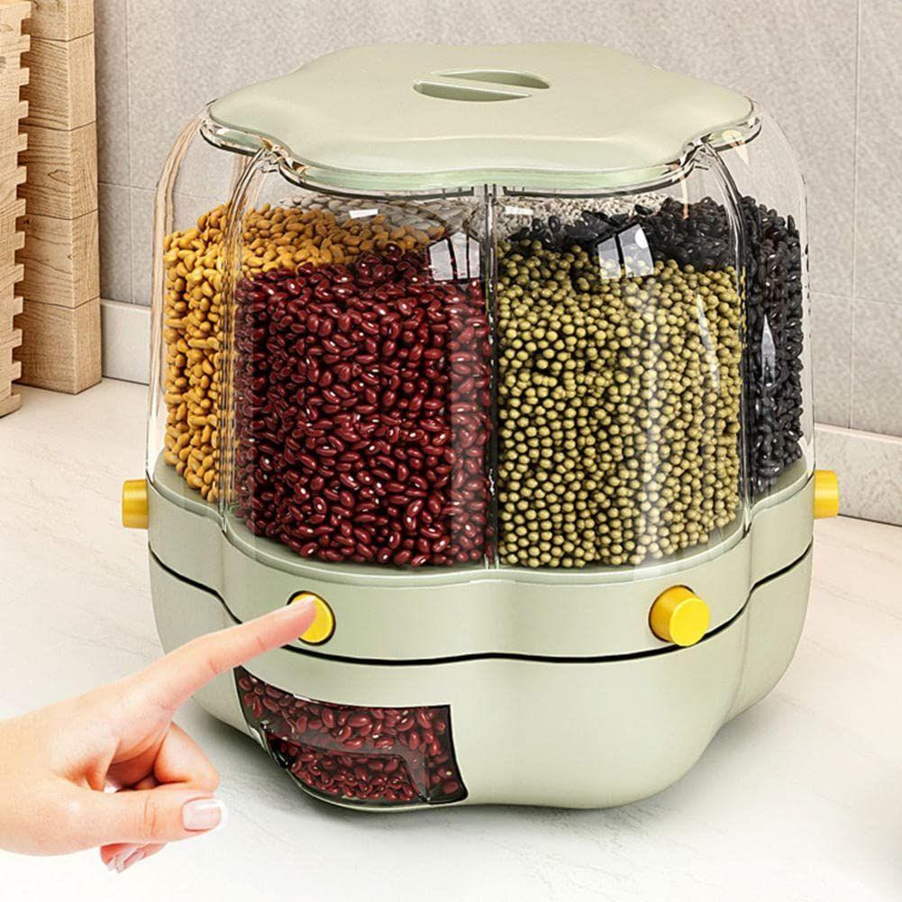 Dispensador Granos Cereales Alimentos Giratorio Rondon-3