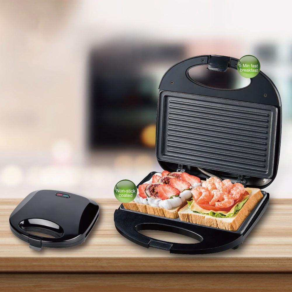 Sandwichera Eléctrica Desayuno Rebanadas Cocina Rondon-7