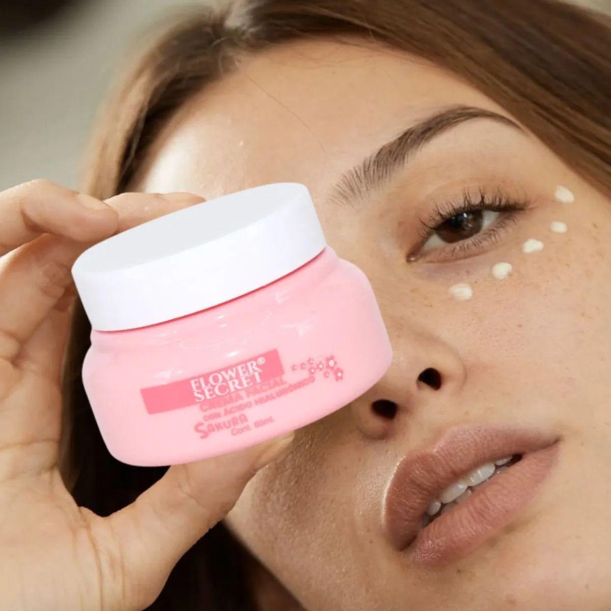 SET 2 CREMAS FACIAL ACIDO HIALURONICO SAKURA HIDRATA LAU -5