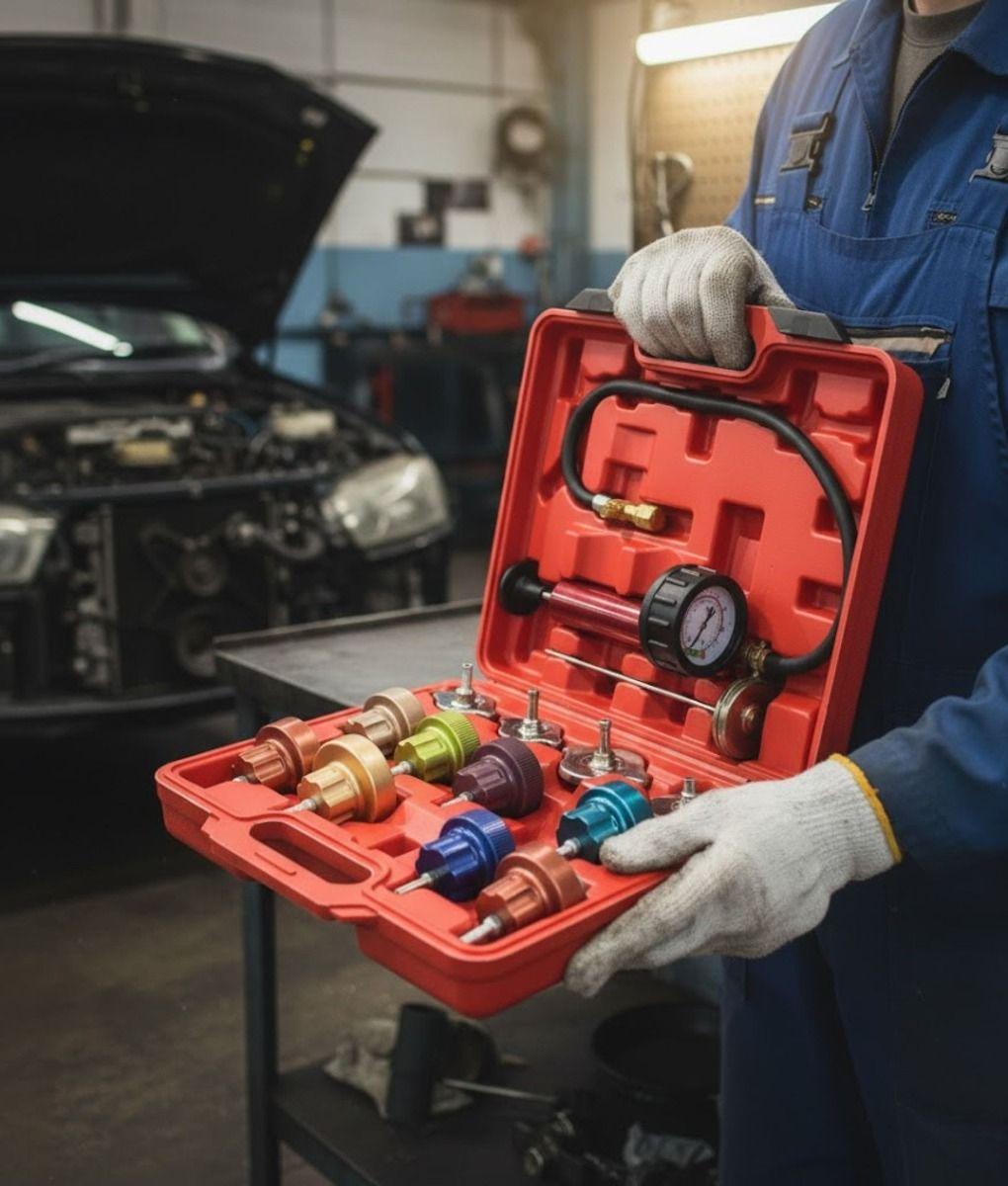 Kit Refrigeración Medidor Diagnóstico Fugas Auto Jhn-2