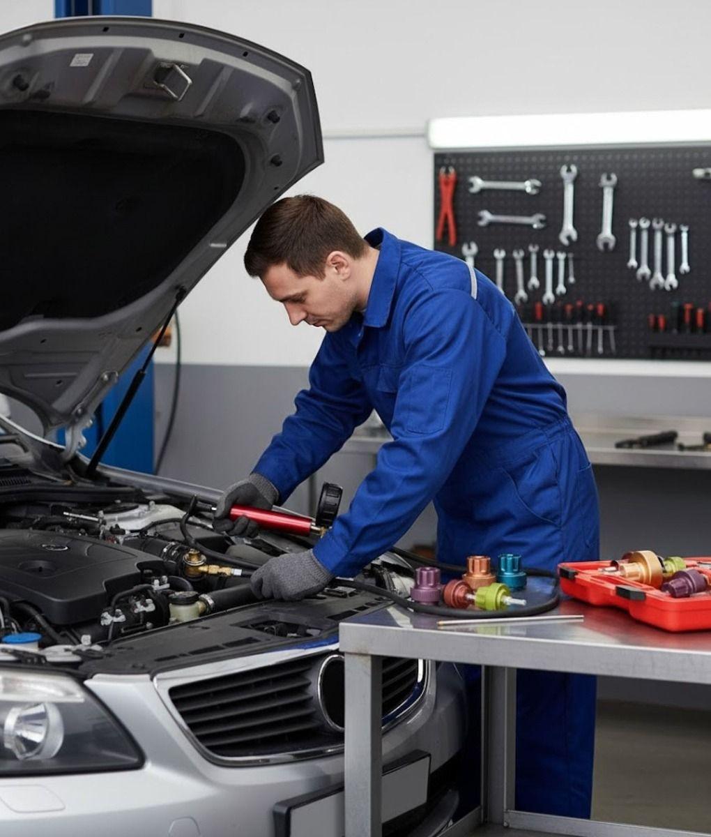 Kit Refrigeración Medidor Diagnóstico Fugas Auto Jhn-3