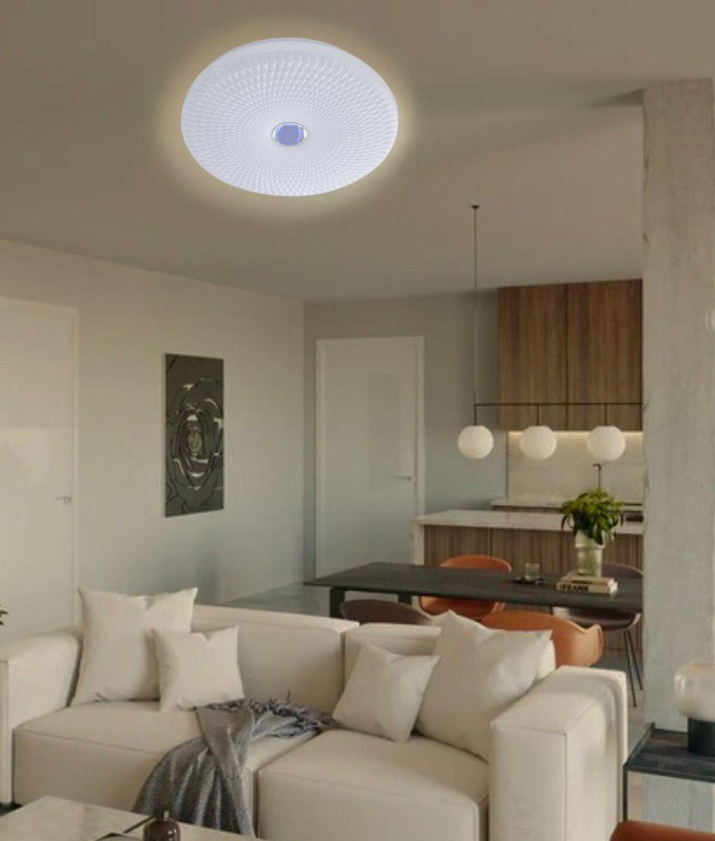 Lámpara Techo LED Geometría Diamantada Contraste Focal Jhn-7