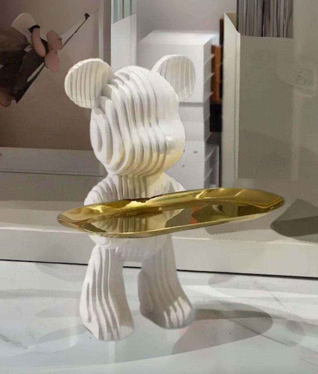 Figura Decorativa Oso Moderna Elegante Adorno Hogar Jhn-8