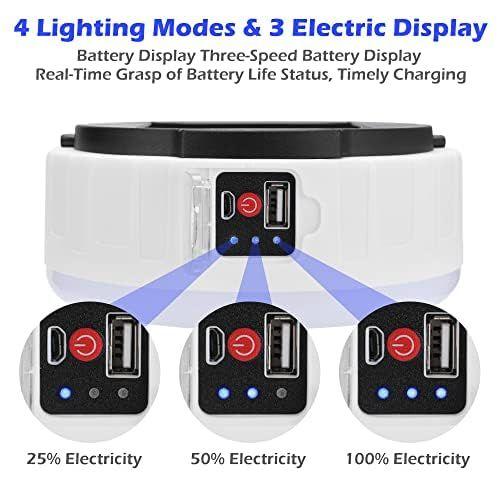 Lámpara Campamento Solar LED USB Recargable Portatil Rondon-1