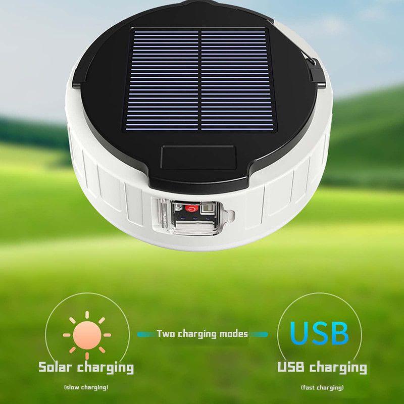 Lámpara Campamento Solar LED USB Recargable Portatil Rondon-6