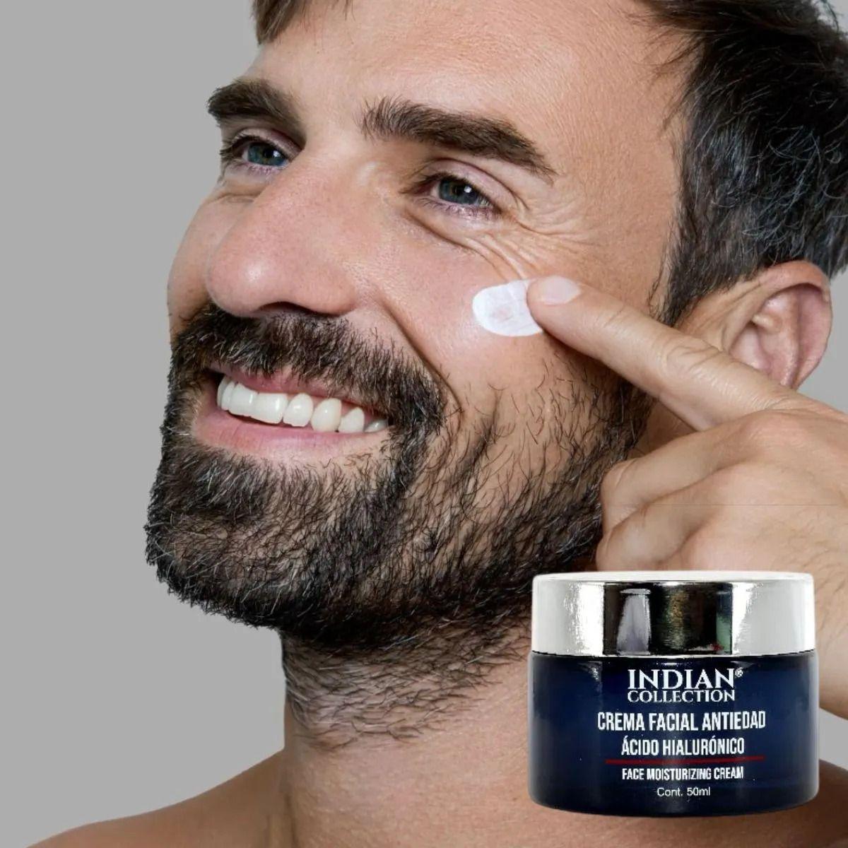 SET 2 CREMA FACIAL ANTIEDAD REAFIRMANTE PARA HOMBRE LAU-5