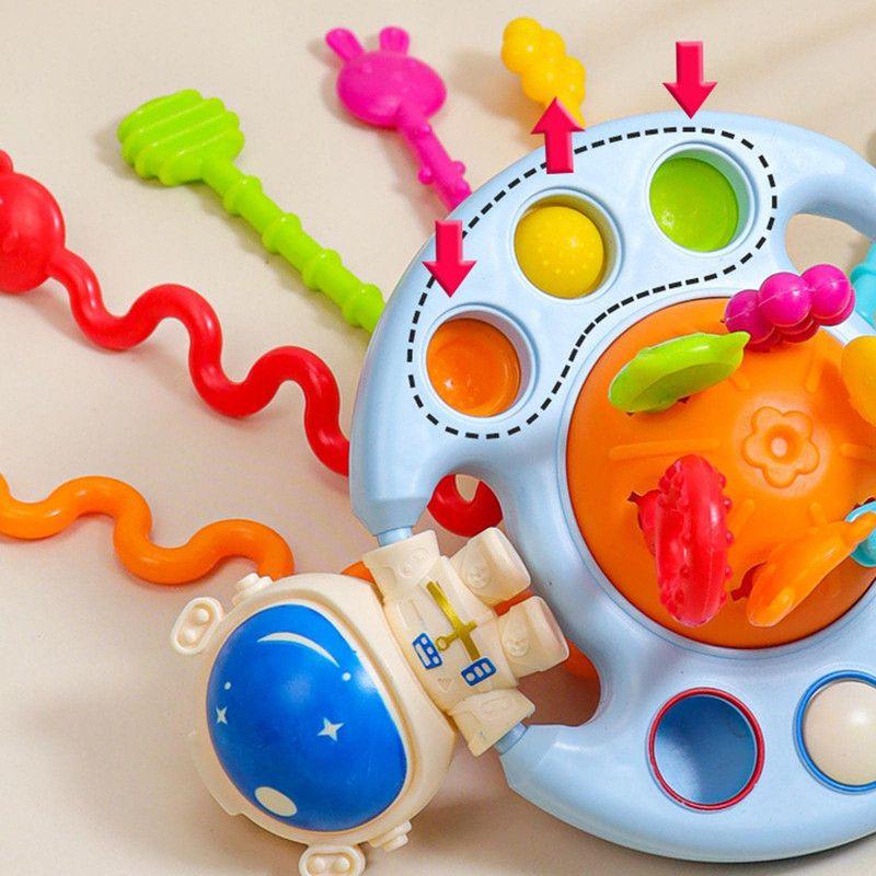 Juguete Bebe Movil Diversion Niños Muerde Portatil Rondon-5