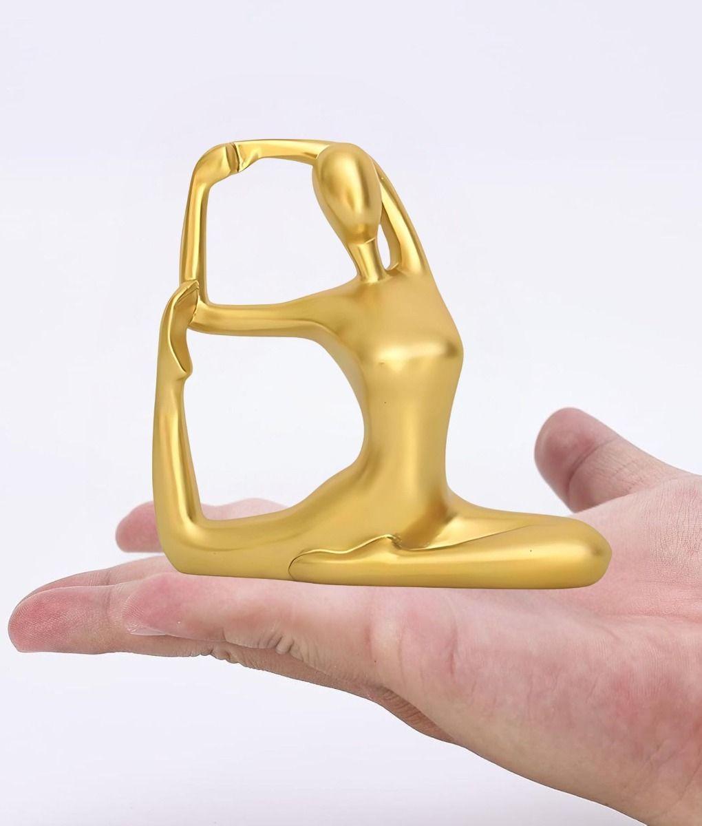 Figura Decorativa Adorno Yoga Estatua Meditación Hogar Jhn-3