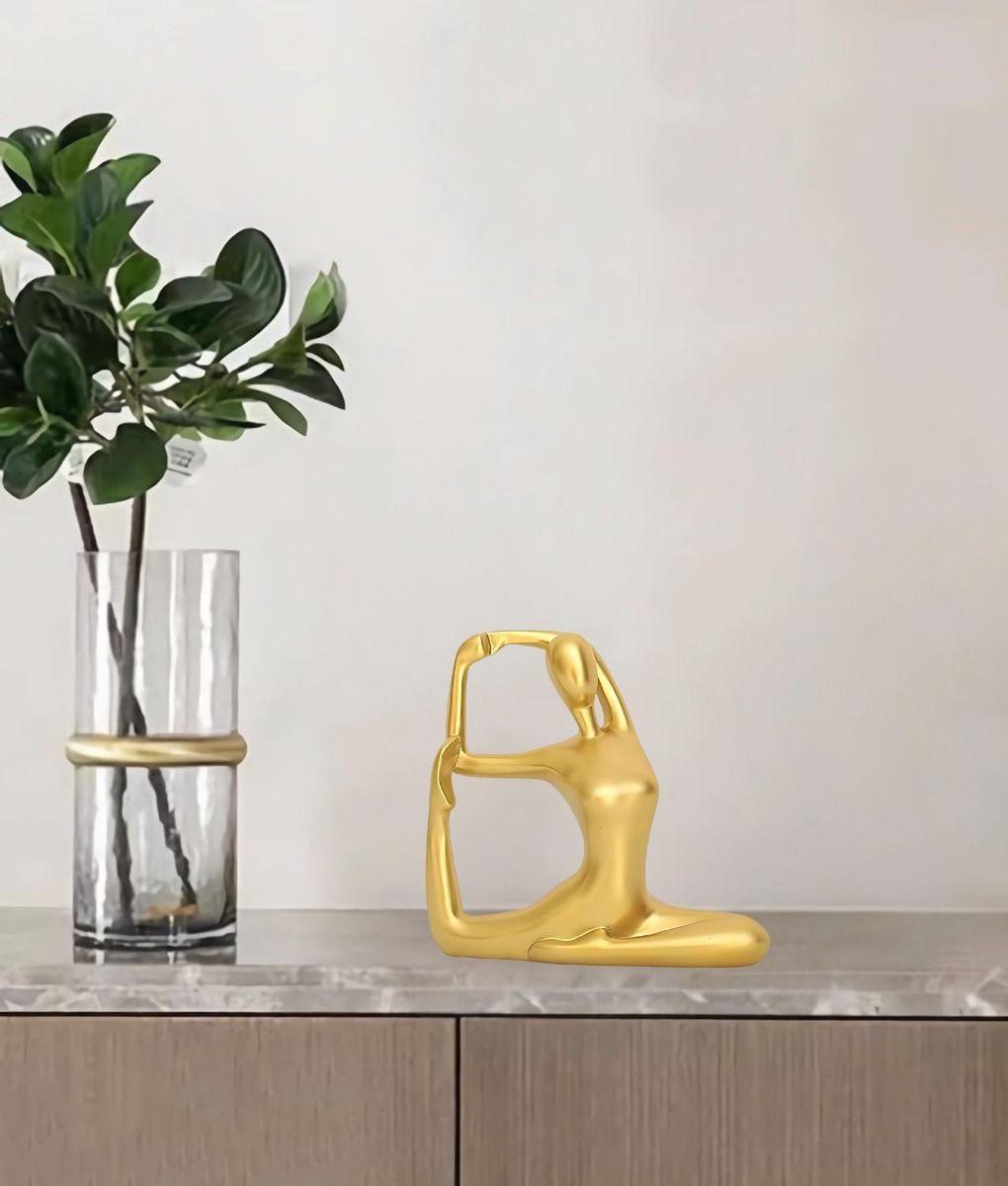 Figura Decorativa Adorno Yoga Estatua Meditación Hogar Jhn-6