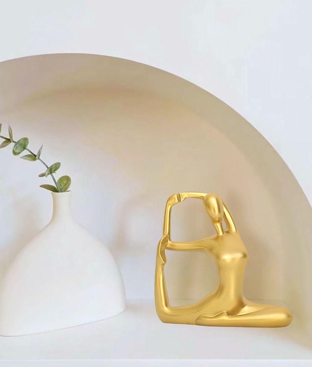 Figura Decorativa Adorno Yoga Estatua Meditación Hogar Jhn-7