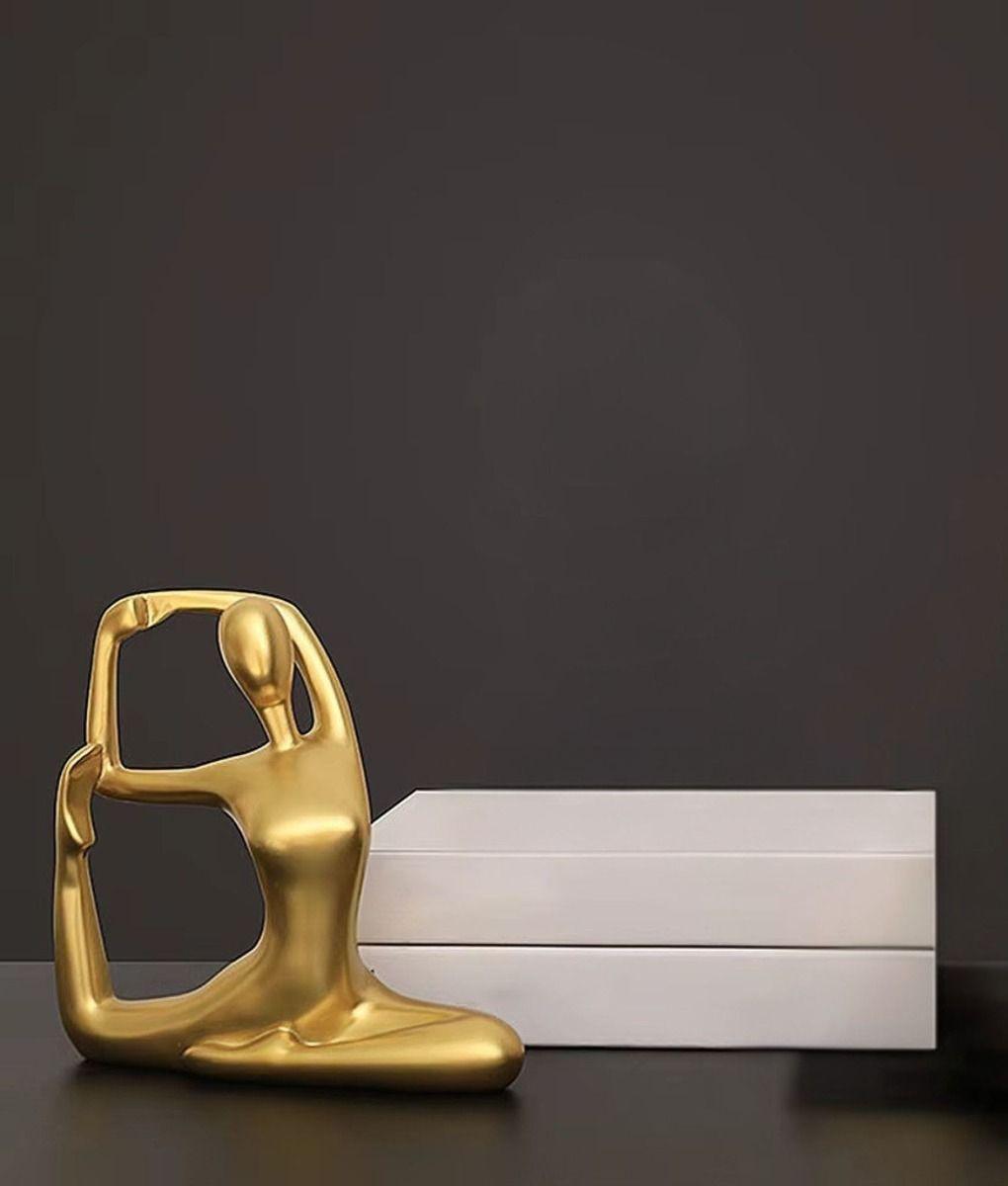 Figura Decorativa Adorno Yoga Estatua Meditación Hogar Jhn-9