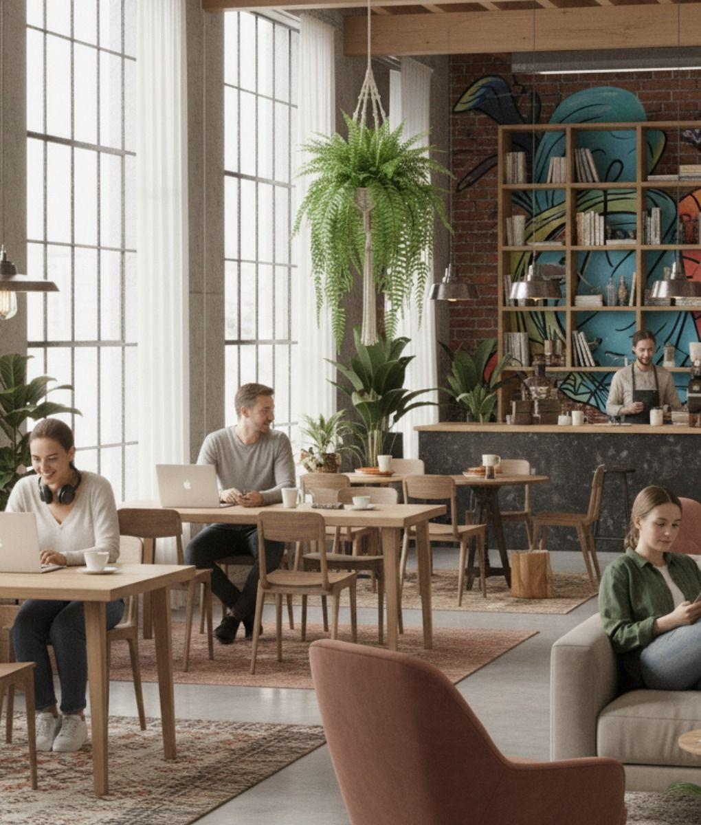 Set 2 Planta Artificial Decorativa Helecho Enredadera Jhn-4